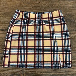 Shein plaid skirt size small